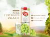 Elevate every moment with the limited-edition F&N FRUIT TREE FRESH Muscat Grape Juice Drink with Aloe Vera Bits
