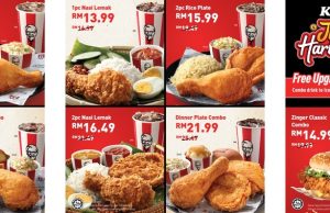 KFC Jimat Hari Hari Features a Menu of Signature Combos Starting From Only RM9.99