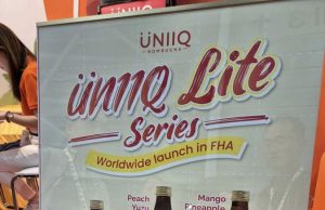ÜNIIQ Kombucha showcases the lite series at FHA-Food & Beverage 2024