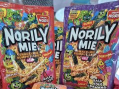 Norily Mie crispy fried noodle snack with seaweed set for debut in Indonesia