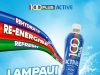 Non-carbonated 100Plus Active aimed at active Indonesians