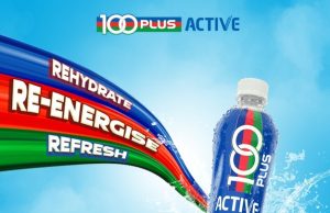 Non-carbonated 100Plus Active aimed at active Indonesians