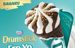 New Nestlé Drumstick Fro-yo with an irresistible crunch of caramel flakes