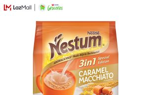 Nestum 3-in-1 Caramel Macchiato is an indulgent, healthy drink
