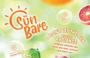 Vitamin C rich functional beverage Sunbare protects the skin from UVB
