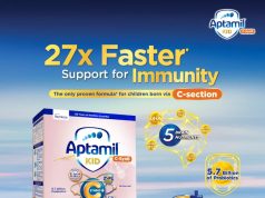 New Aptamil KID C-SynB to support C-section born children with a stronger immunity