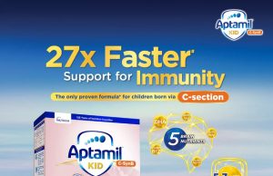 New Aptamil KID C-SynB to support C-section born children with a stronger immunity