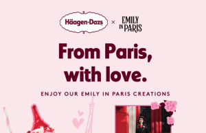 Häagen-Dazs Brings a Taste of Parisian Glamour and Indulgence to Fans Worldwide with Emily in Paris Ice Cream Collection