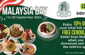 Celebrate Malaysia Day with InDrive and Kedai Kopi Malaya — Enjoy Local Favourites with Exclusive Rewards!
