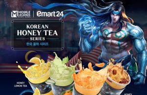 emart24 new Korean Honey Tea Series feature cup sleeves with Mobile Legends: Bang Bang