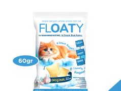 Don’t be fooled by the adorable cat on the packaging of Floaty