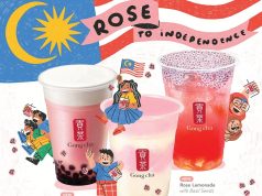 Gong Cha Malaysia celebrates with Rose to Independence series.