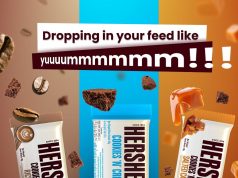 New Hershey’s Cookies & Creme with Rich Coffee and Salted Caramel flavours