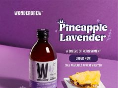 WonderBrew latest creation Pineapple Lavender Kombucha