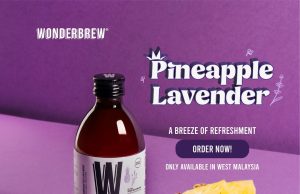 WonderBrew latest creation Pineapple Lavender Kombucha