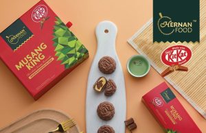 Hernan Food and launches Durian Mooncake with the crunchy texture of KitKat chocolate spread