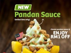 Choose limited-edition Pandan sauce at llaollao Malaysia to get RM 1 off