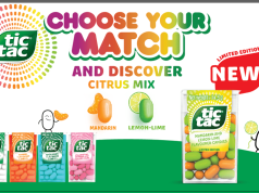 Enjoy the full zesty experience with the new Tic Tac Mandarin Lemon Lime