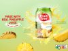 Say hello to the exhilarating tropical taste of F&N FRUIT TREE Pineapple Juice Drink