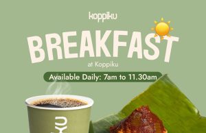 Breakfast is served at Koppiku!