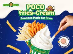 POCO Fries-Cream by Potato Corner is a new sundae made for fries