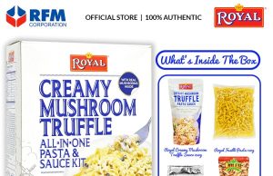 RFM Corp launches new Royal Creamy Mushroom Truffle Pasta Kit
