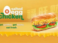 Indulge in the Subway Salted Egg Chicken Sub this CNY
