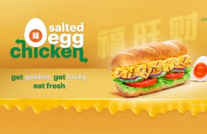 Indulge in the Subway Salted Egg Chicken Sub this CNY