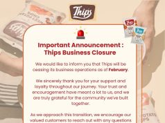 Metier Food discontinues Thips