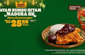 Ayam Bumbu Hitam Madura returns to Burger King Indonesia