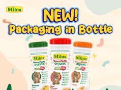 Milna Nature Puffs has a new practical bottle