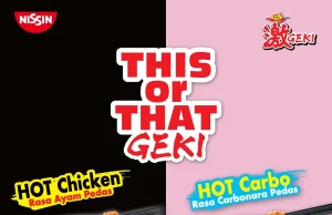 Nissin new bowls and Mala now available in Indonesia