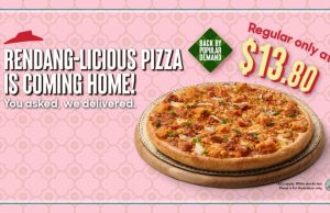 Pizza Hut Singapore brings back Rendang-licious Pizza