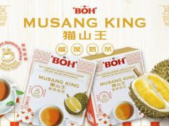 Discover the unique taste of BOH Musang King Durian Milk Tea