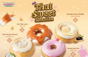 Krispy Kreme Thailand welcomes Songkran with its Thai Sweet Selection donut collection