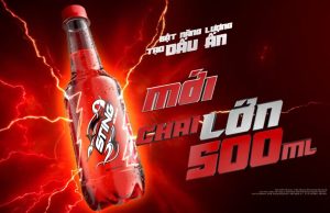 Refresh with a new, larger 500ml bottle of Sting in Vietnam