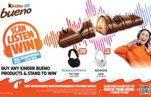 SCAN, LISTEN, WIN! TAKE YOUR SNACKING GROOVE TO THE NEXT LEVEL WITH KINDER BUENO ‘SOUND BREAKS’