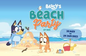 Soak Up the School Holiday Spirit at NEX with Bluey’s Beach Party this June!