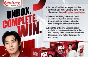 Park Seo-jun gets fit with Century Tuna