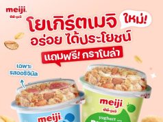 Meiji Yogurt now with granola