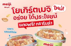 Meiji Yogurt now with granola