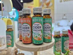New from HOTTA: convenient ginger cider vinegar shots for a quick boost
