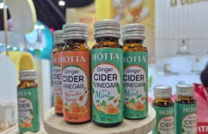 New from HOTTA: convenient ginger cider vinegar shots for a quick boost