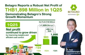 Betagro posts robust 1Q25 earnings on portfolio optimization, pork and chicken price surge