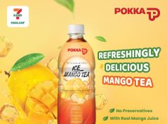 New Pokka Ice Mango Tea made with real mango juice