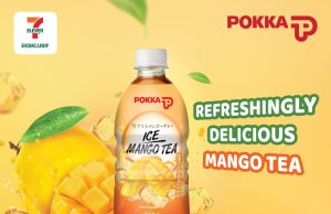 New Pokka Ice Mango Tea made with real mango juice