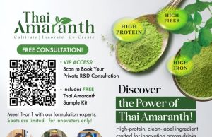 Showcasing the versatility of Thai Amaranth at THAIFEX 2025