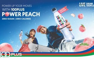 100PLUS launches limited-edition zero sugar 100PLUS Power Peach Zero