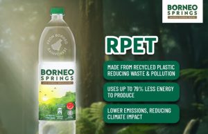 F&N debuts rPET bottled Borneo Spring