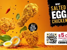 Texas Chicken Singapore brings back salted egg sensation